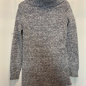 Women's Gray Turtleneck Sweater